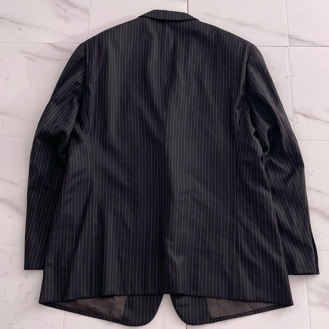 58R Armani Rezzoni Suit Setup Stripe 2XL Black