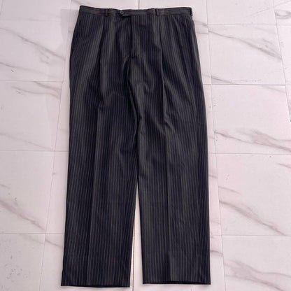 58R Armani Rezzoni Suit Setup Stripe 2XL Black
