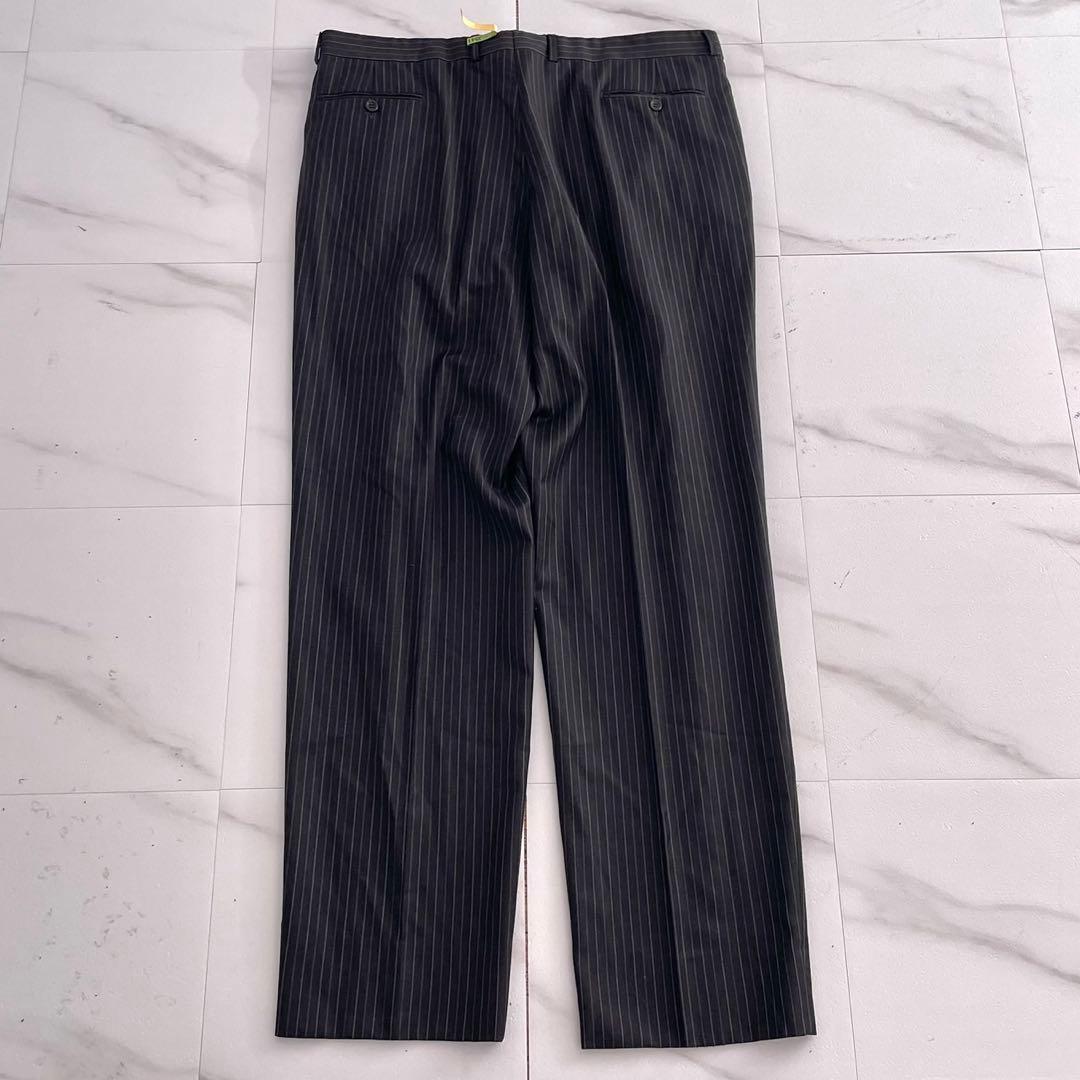 58R Armani Rezzoni Suit Setup Stripe 2XL Black