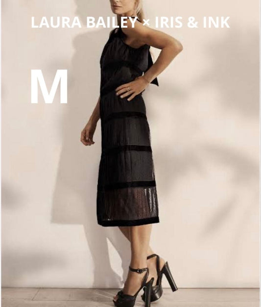 LAURA BAILEY × IRIS & INK Black dress M