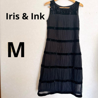 LAURA BAILEY × IRIS & INK Black dress M
