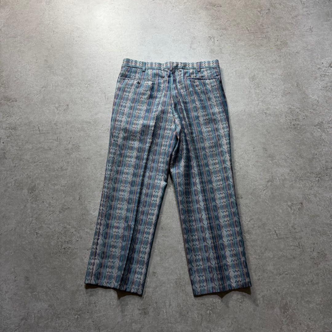 Men's Vintage Double Setup Suit Allover Pattern Rare One-of-a-kind Stylish