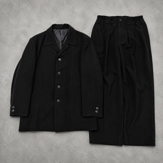 [vintage] 90s 2way mod suit casual suit setup