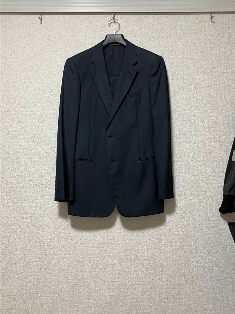 Armani Suit Setup Silk Made in Italy Navy