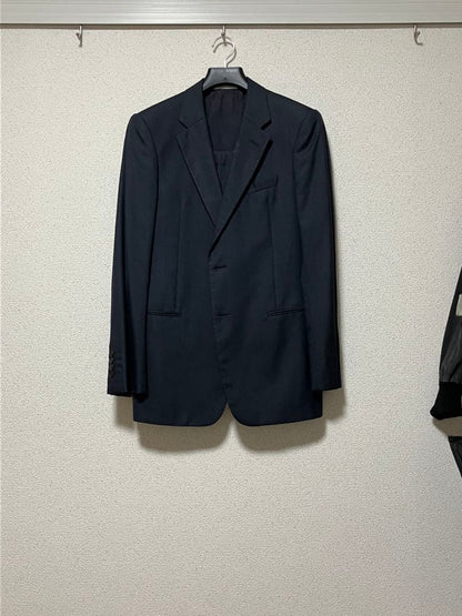 Armani Suit Setup Silk Made in Italy Navy