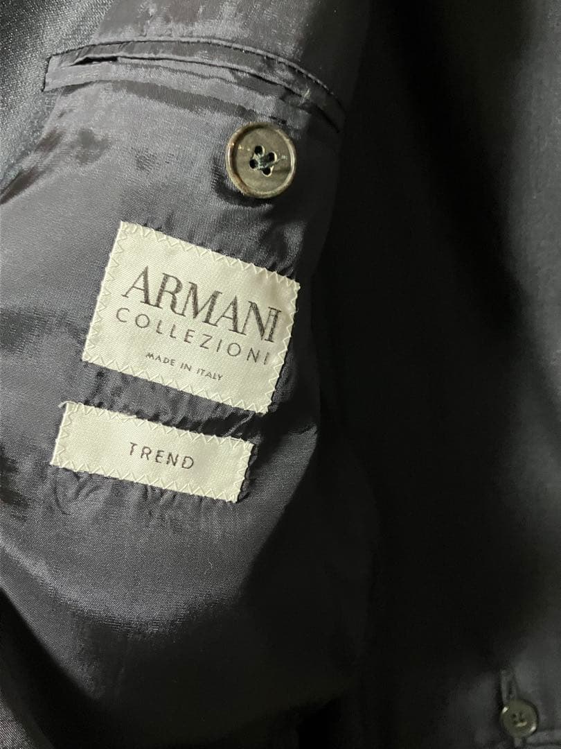 Armani Suit Setup Silk Made in Italy Navy