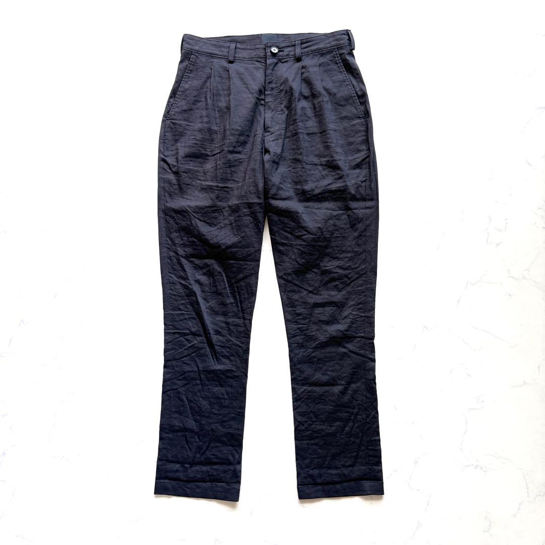 Yamauchi Dead Stock Linen Hemp Setup Suit Navy 4