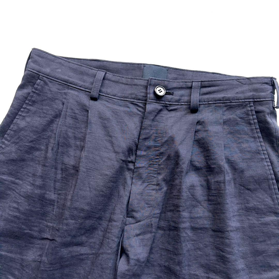 Yamauchi Dead Stock Linen Hemp Setup Suit Navy 4