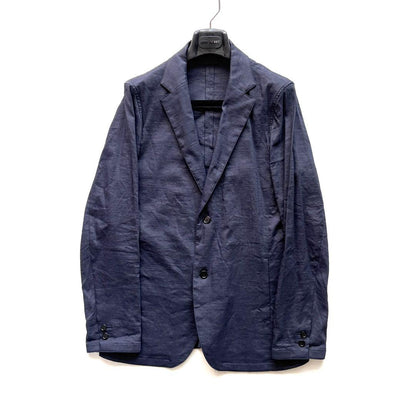 Yamauchi Dead Stock Linen Hemp Setup Suit Navy 4