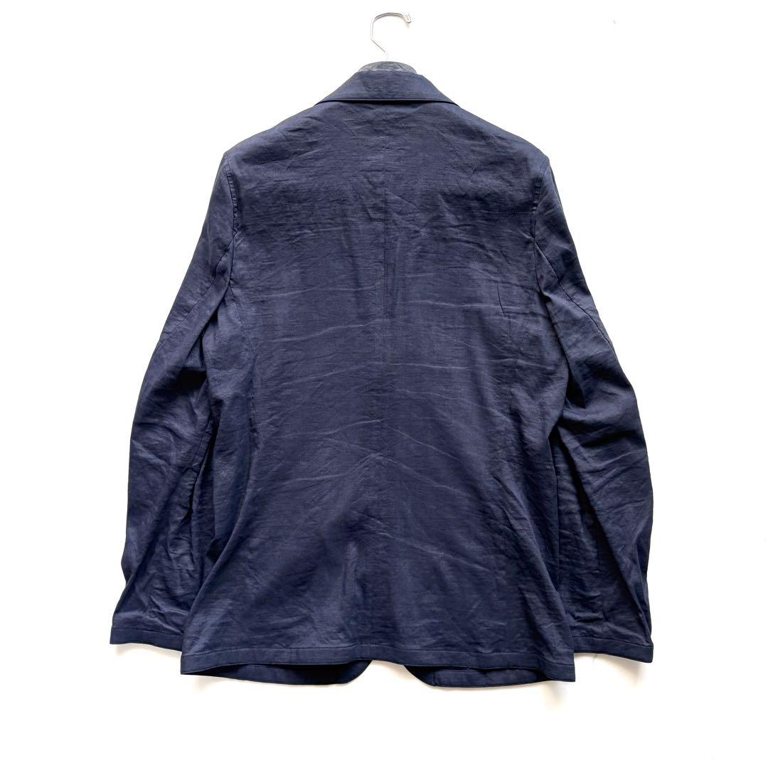 Yamauchi Dead Stock Linen Hemp Setup Suit Navy 4
