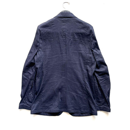 Yamauchi Dead Stock Linen Hemp Setup Suit Navy 4