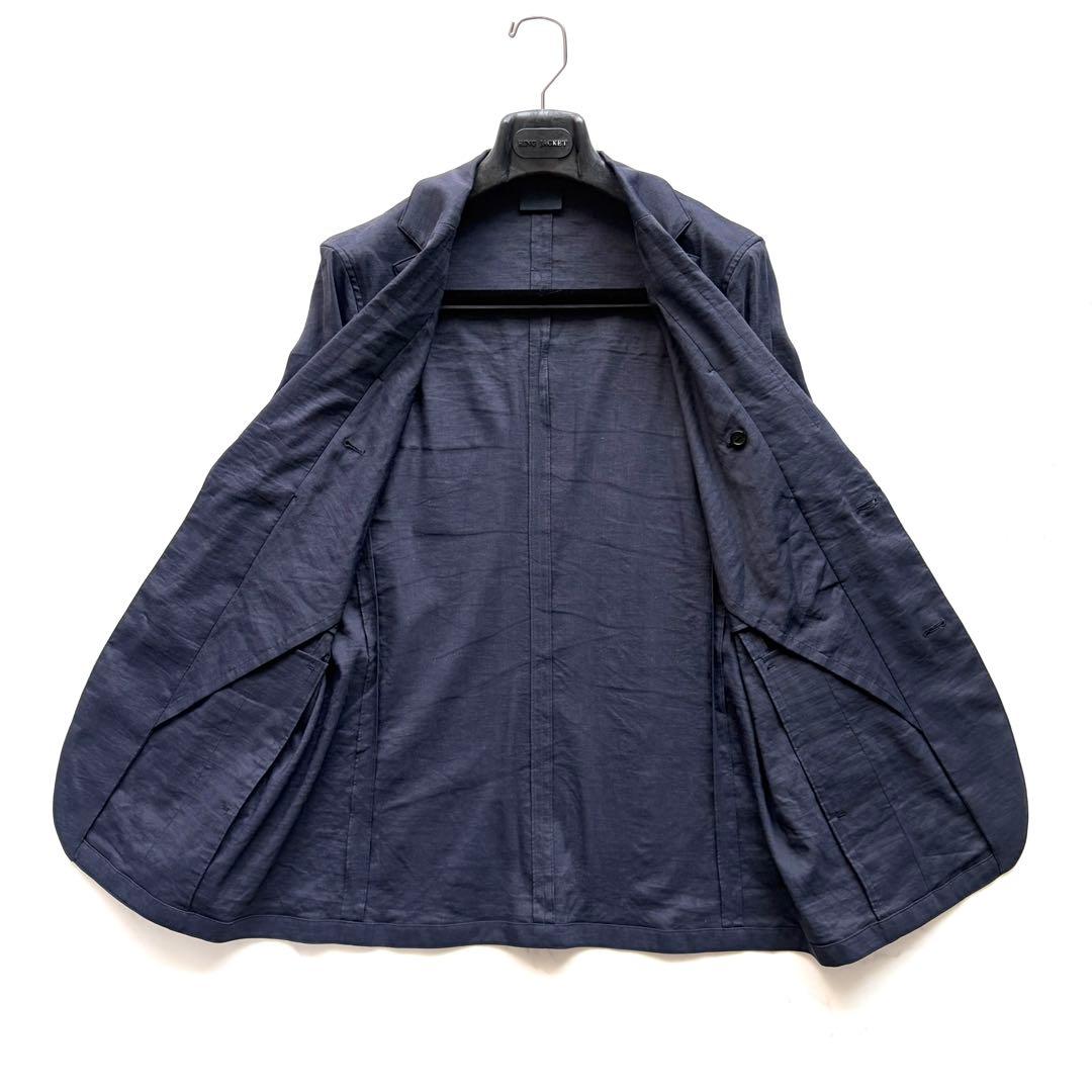 Yamauchi Dead Stock Linen Hemp Setup Suit Navy 4