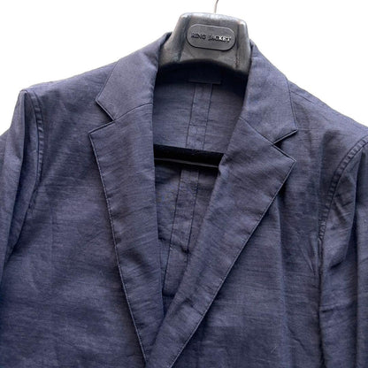 Yamauchi Dead Stock Linen Hemp Setup Suit Navy 4