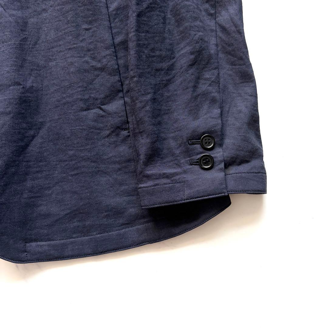 Yamauchi Dead Stock Linen Hemp Setup Suit Navy 4