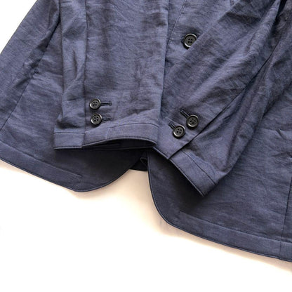 Yamauchi Dead Stock Linen Hemp Setup Suit Navy 4