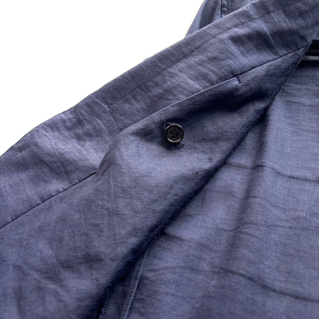 Yamauchi Dead Stock Linen Hemp Setup Suit Navy 4