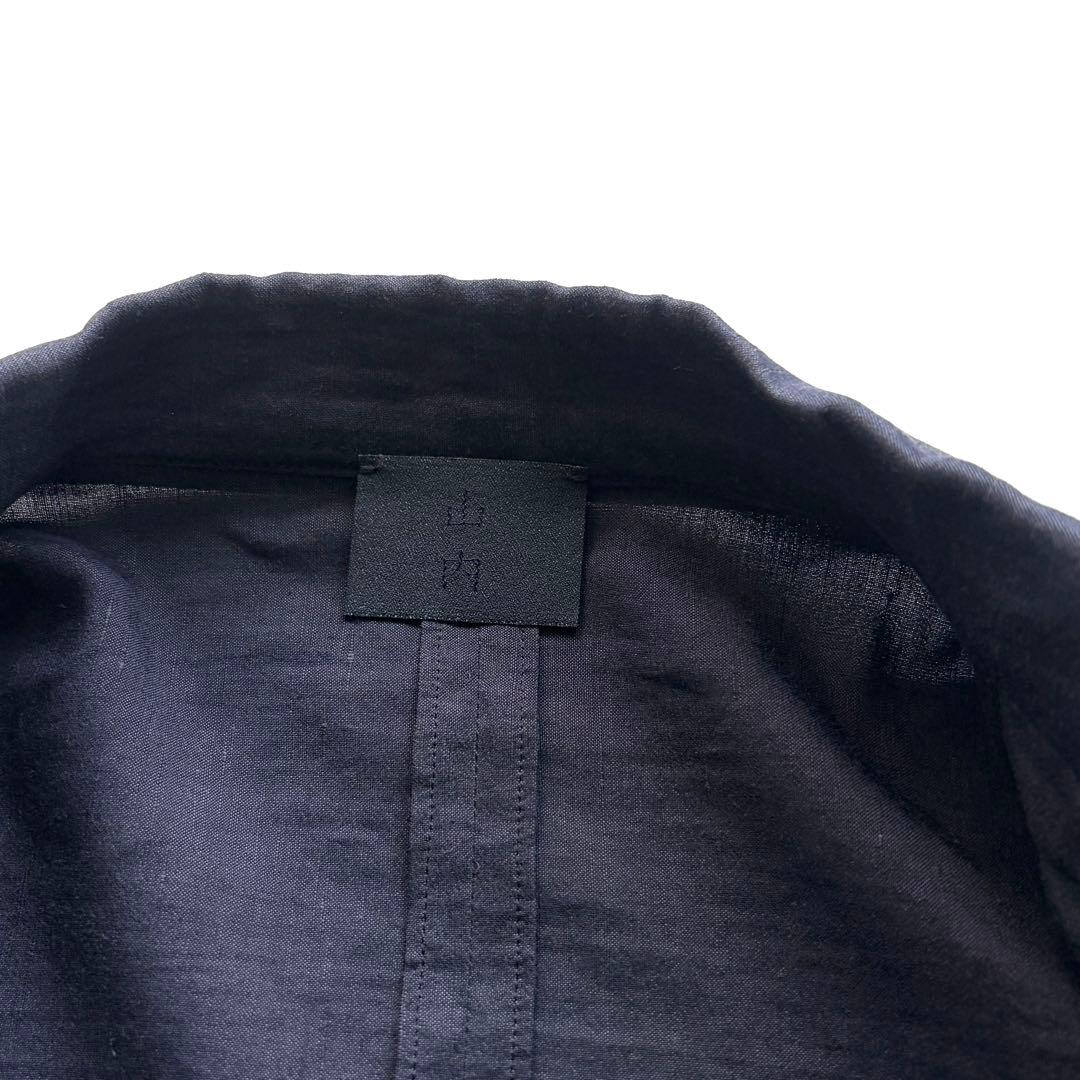 Yamauchi Dead Stock Linen Hemp Setup Suit Navy 4