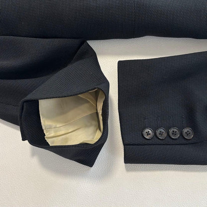 Gianfranco Ferre [XL Silk Blend Black] Suit Setup Made in Italy
