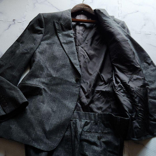 Super rare✨Equivalent to XXXL Armani Collezioni suit check texture◎