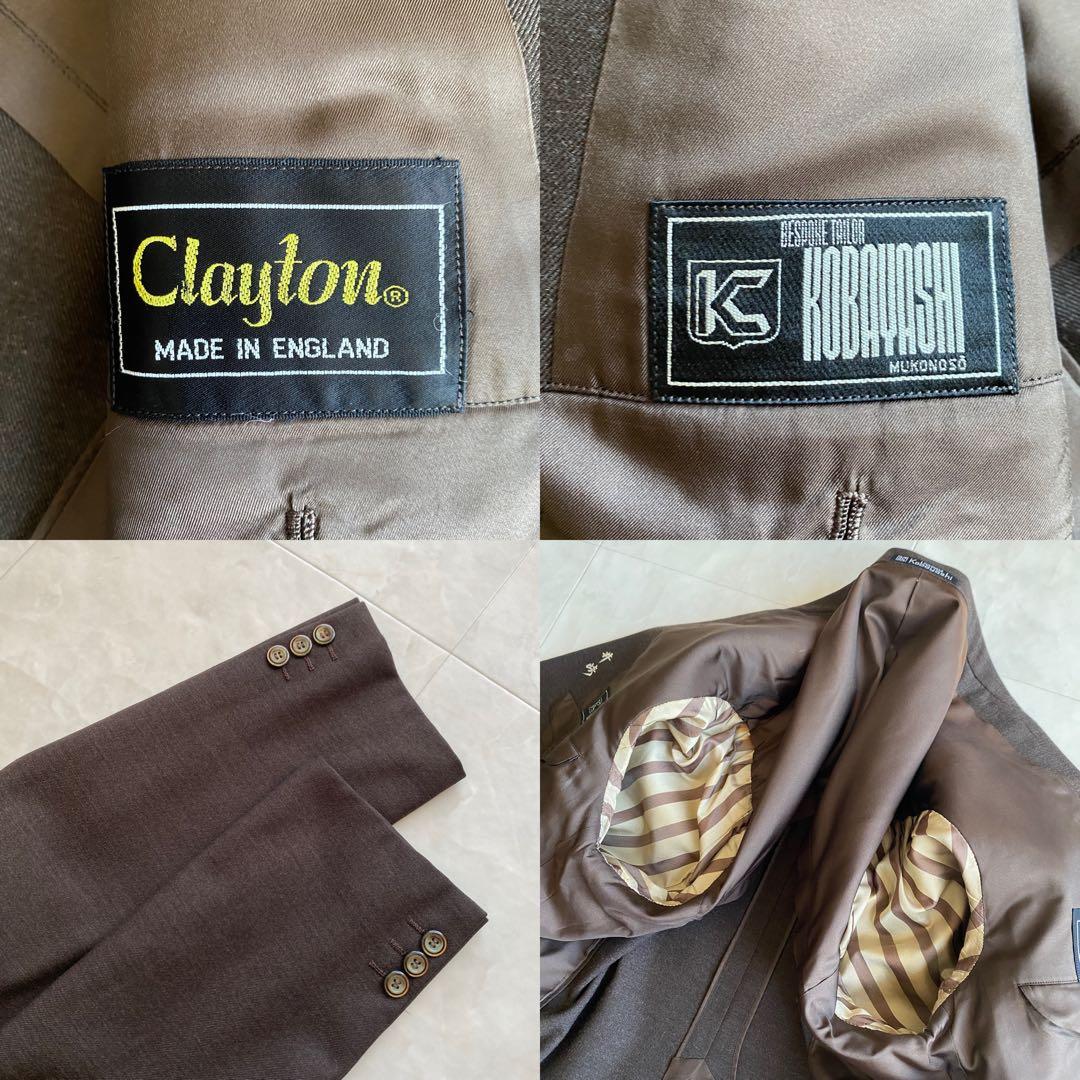 90s vintage British fabric suit Yves Saint Laurent tie pins 4 items