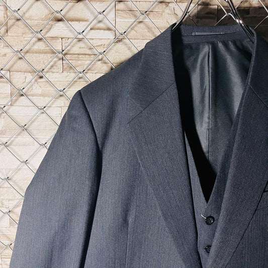 [2 pieces] MAGKAISER suit unused L striped wool made in Japan
