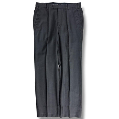 Good condition Armani Rezzoni Hopsack Suit Navy 48 J6290