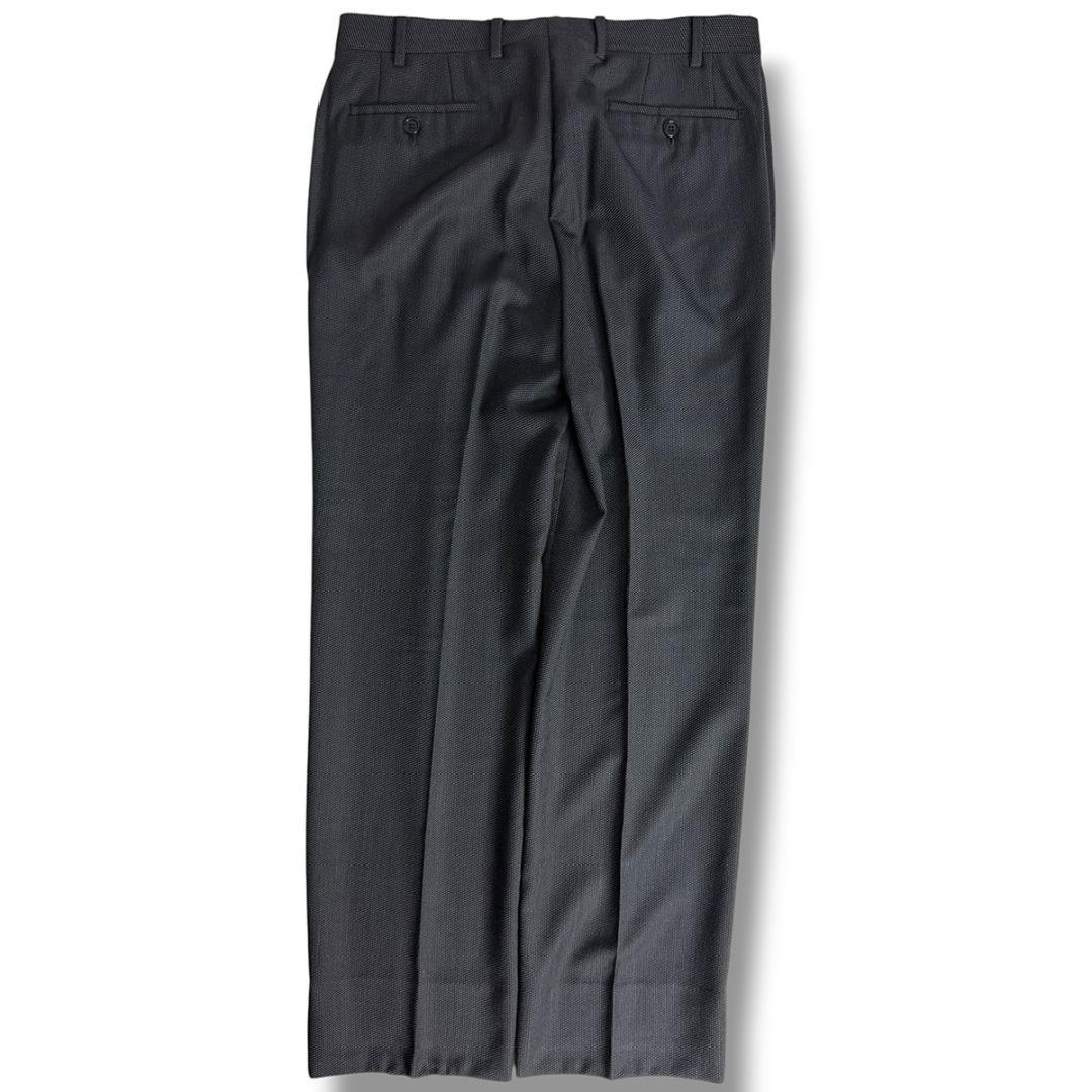 Good condition Armani Rezzoni Hopsack Suit Navy 48 J6290