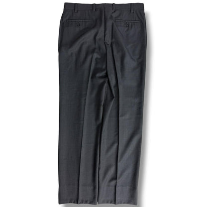 Good condition Armani Rezzoni Hopsack Suit Navy 48 J6290