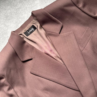[Significant price reduction] Big Silhouette Pink Double Jacket XL Retro Mode