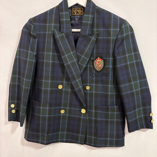 NEW ROYAL Children's Clothing Double Blazer 125 Check