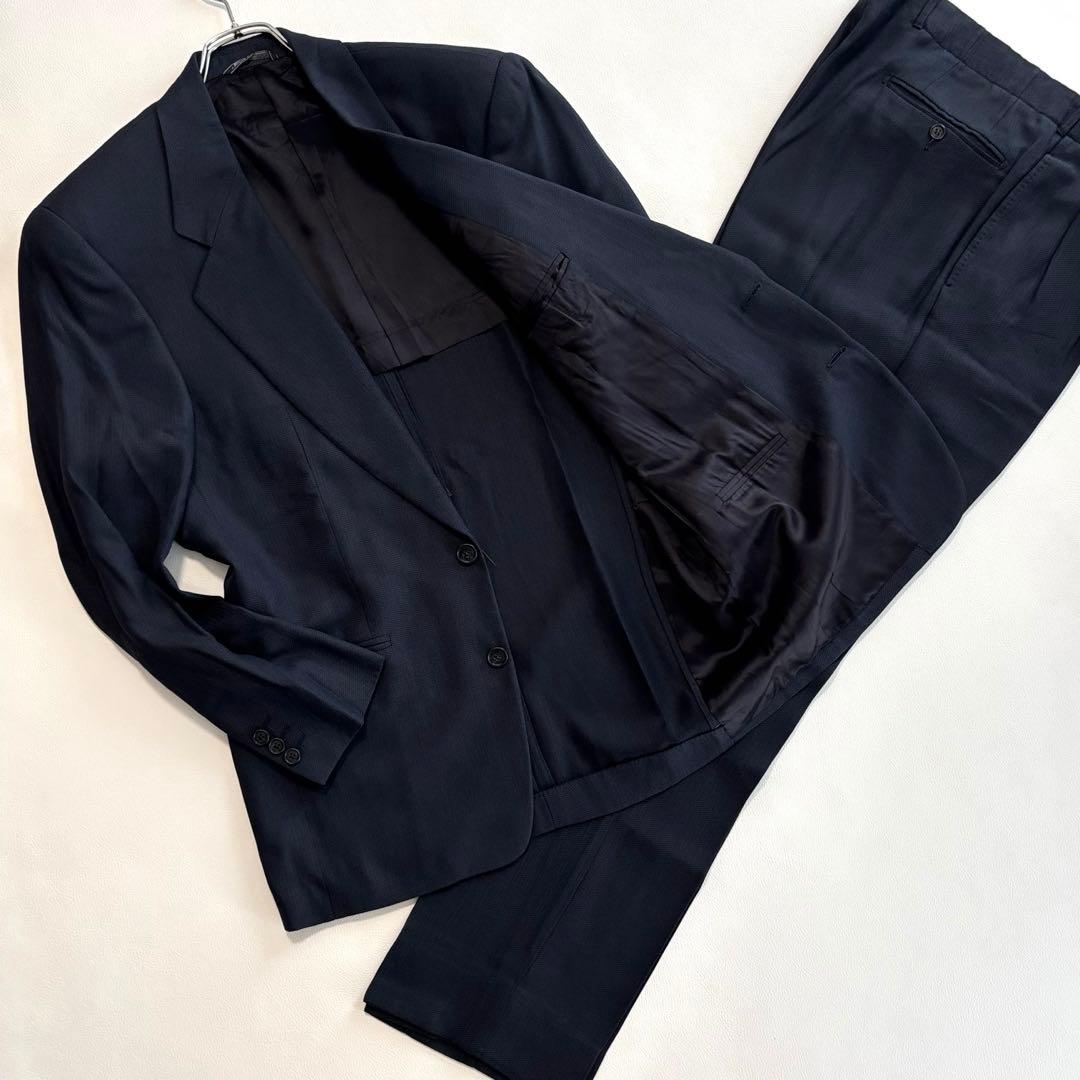 Gianfranco Ferre Herringbone Unlined All Year Suit Setup L Size