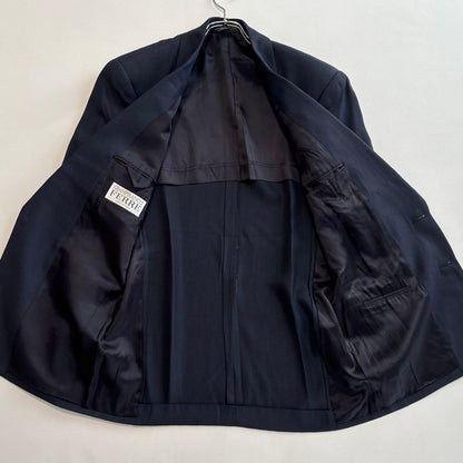 Gianfranco Ferre Herringbone Unlined All Year Suit Setup L Size