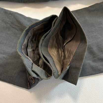 Hugo Boss [2XL Khaki Mohair Blend Italian Fabric] Suit Setup