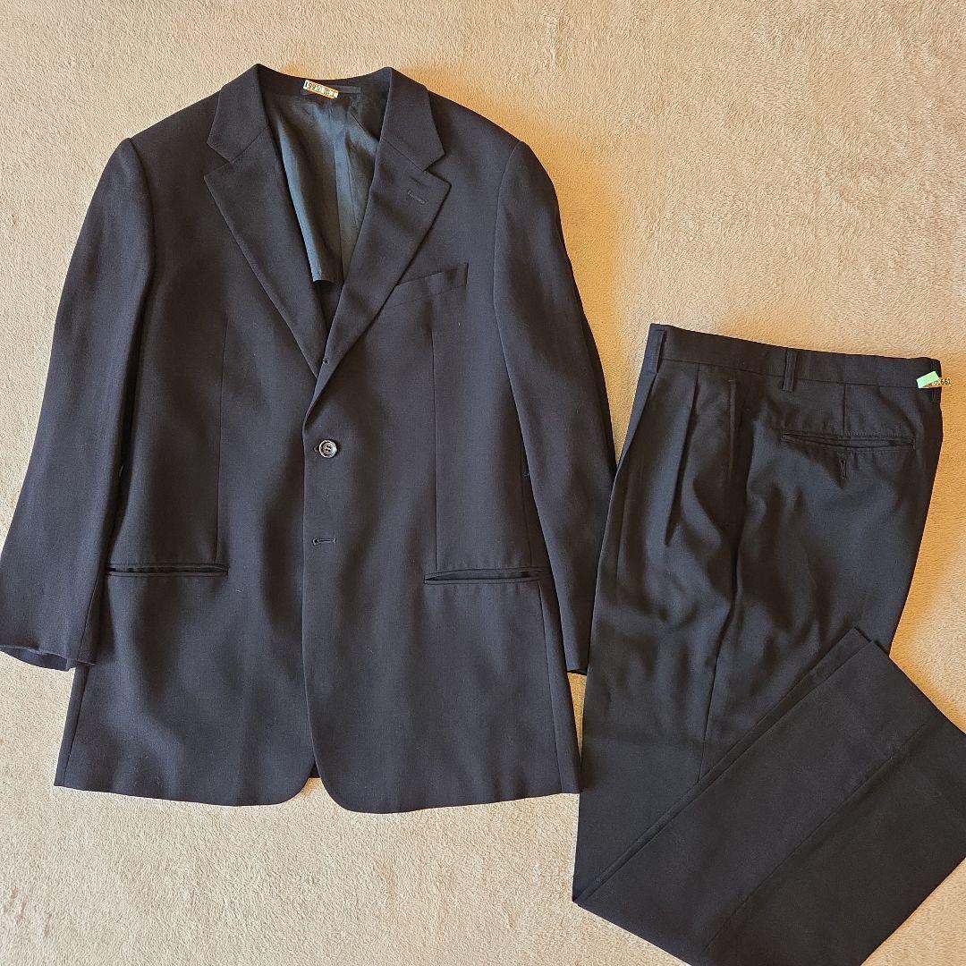 ARMANI Jacket + slacks set L-XL equivalent black
