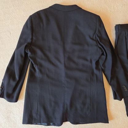 ARMANI Jacket + slacks set L-XL equivalent black