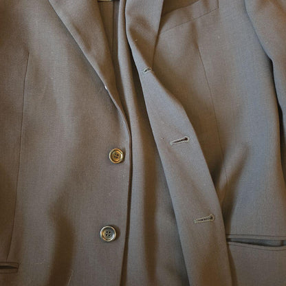 ARMANI Jacket + slacks set L-XL equivalent black
