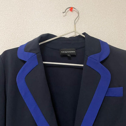 Emporio Armani Tailored Jacket Navy Navy Viscose
