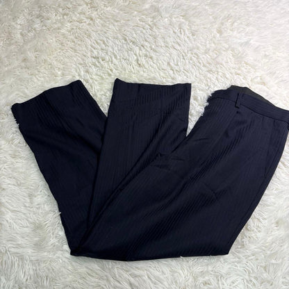 [Good condition] Athlete mode setup suit dark blue striped 102AB8