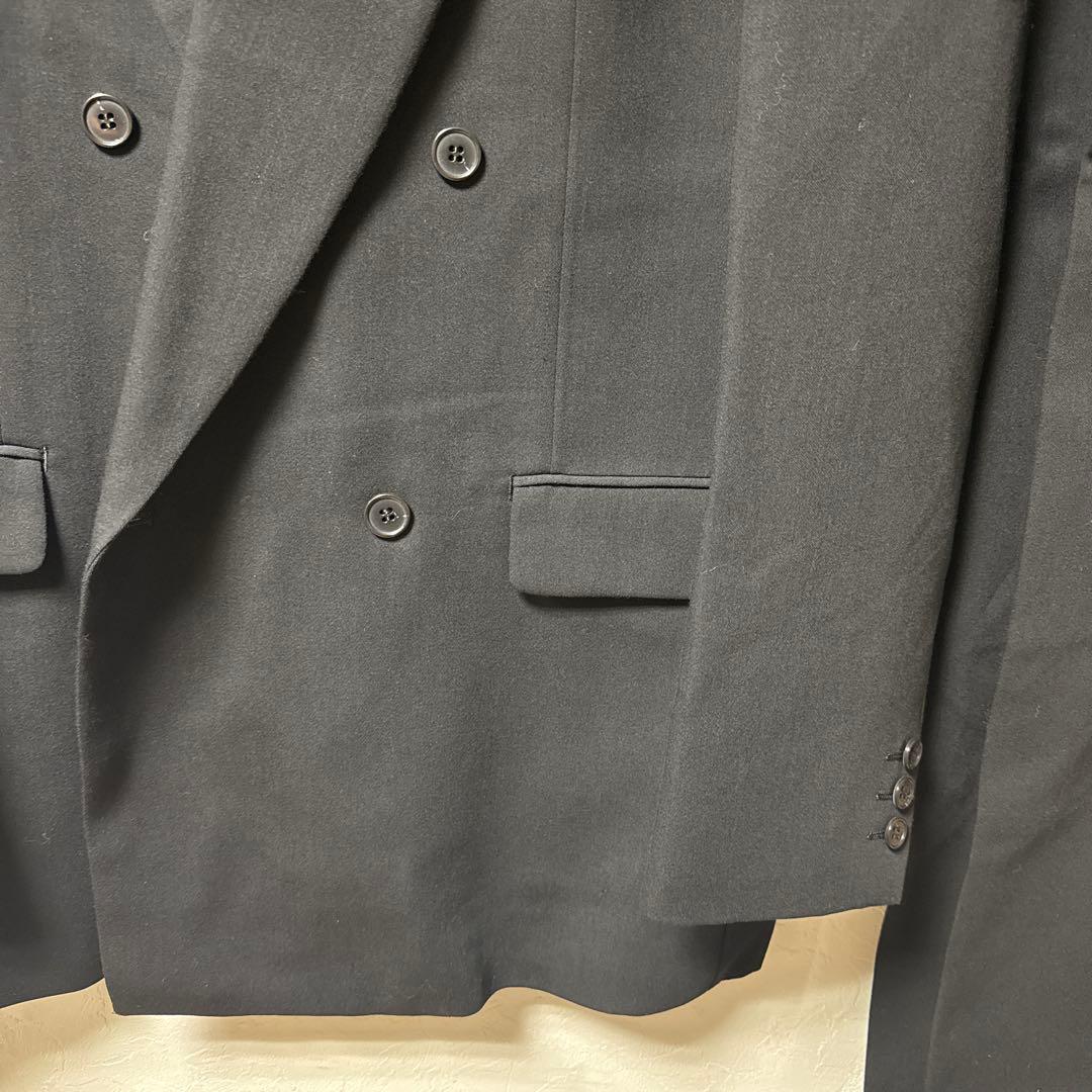 Good condition 90's double vintage suit black XL black Lautreamont