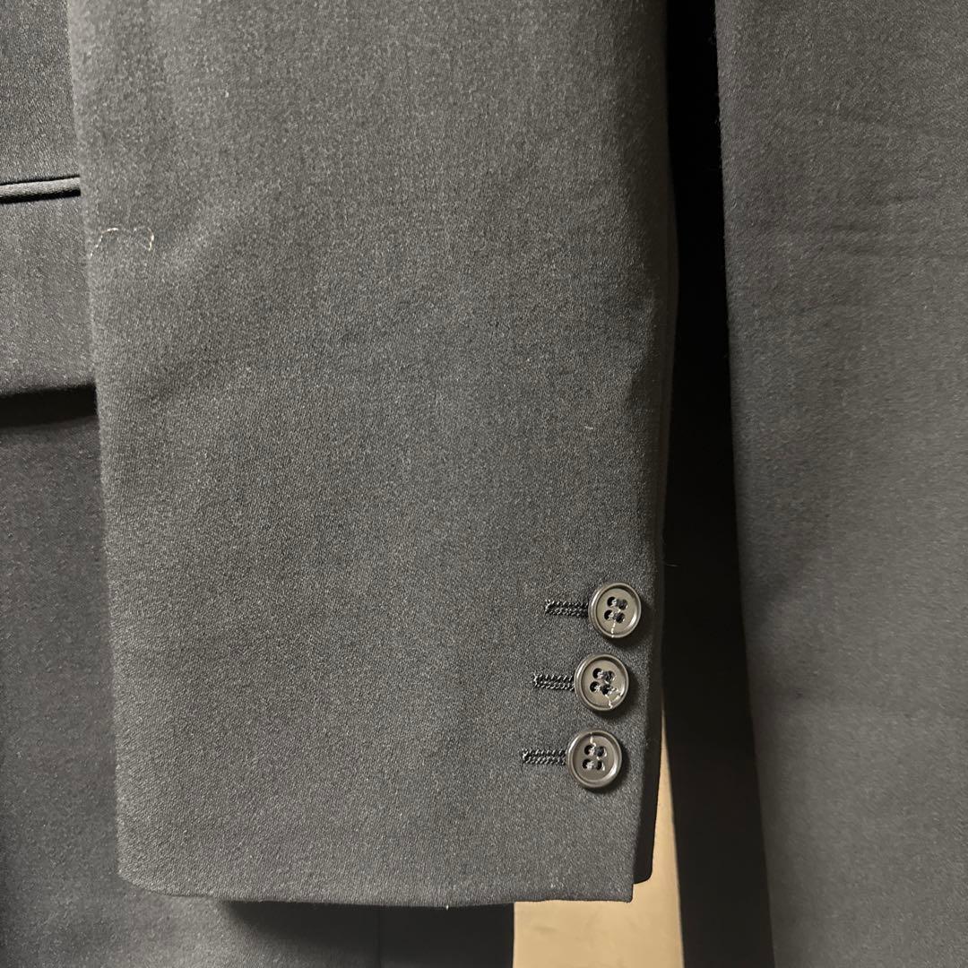 Good condition 90's double vintage suit black XL black Lautreamont