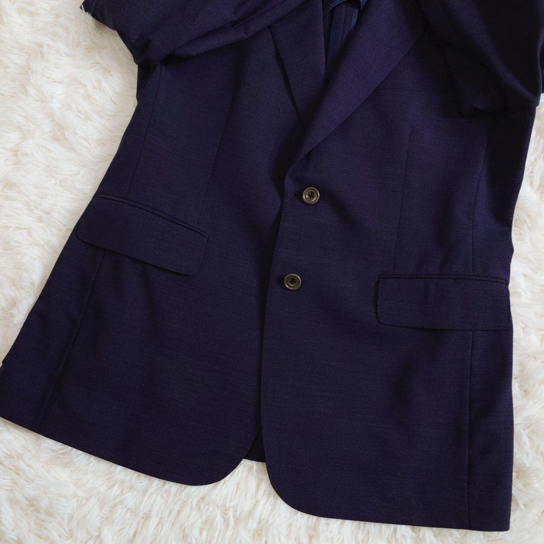 Gieves and Hawks Vintage Suit Unlined Spring/Summer Purple Purple L equivalent