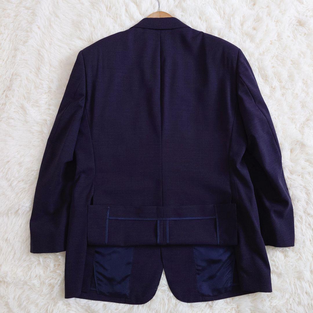 Gieves and Hawks Vintage Suit Unlined Spring/Summer Purple Purple L equivalent