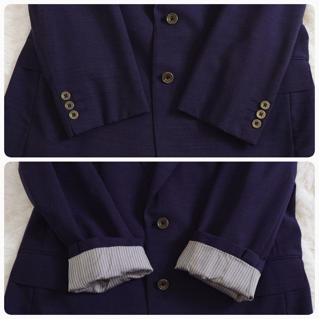 Gieves and Hawks Vintage Suit Unlined Spring/Summer Purple Purple L equivalent
