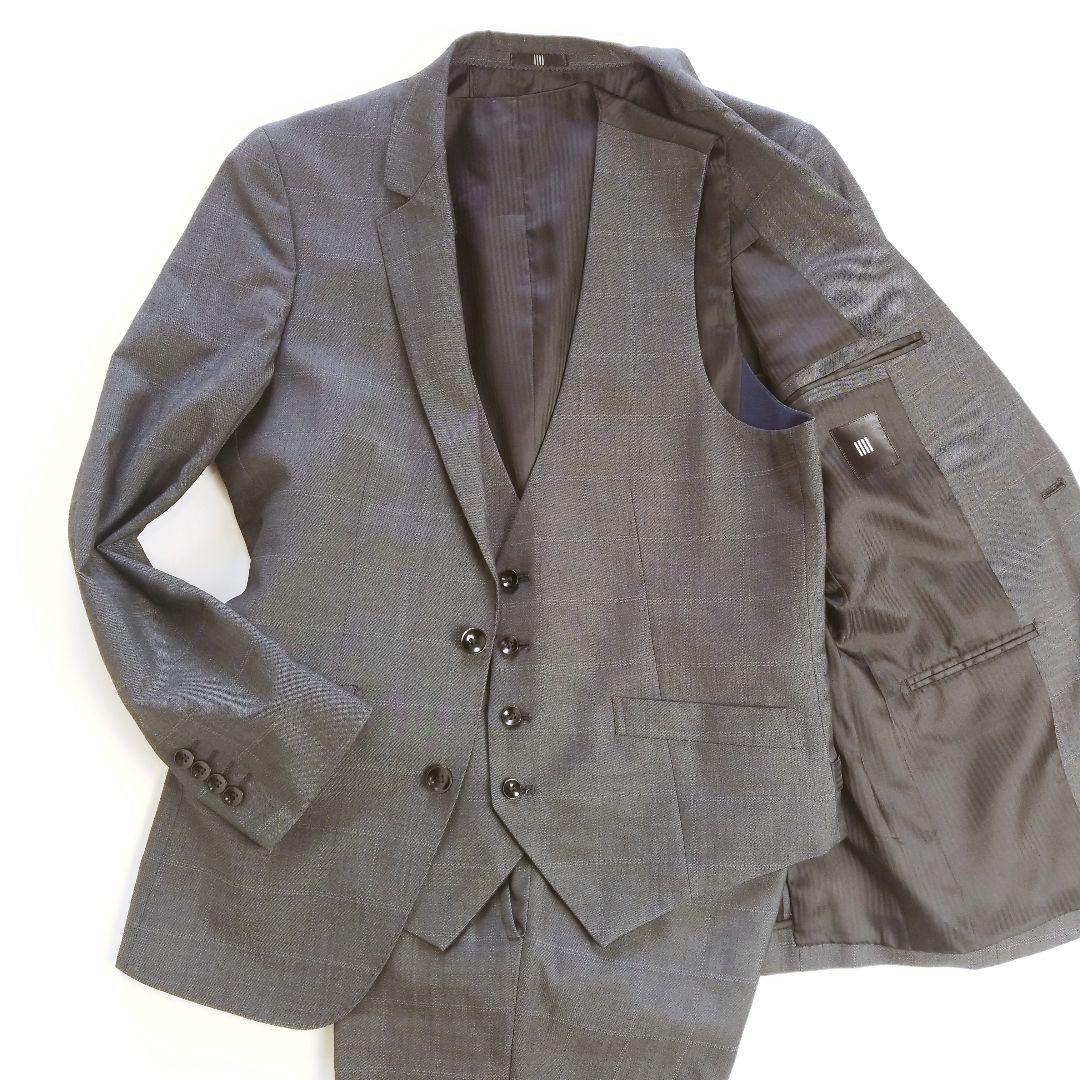 [1 item] SUIT SELECT Men's suit 3-piece formal suit