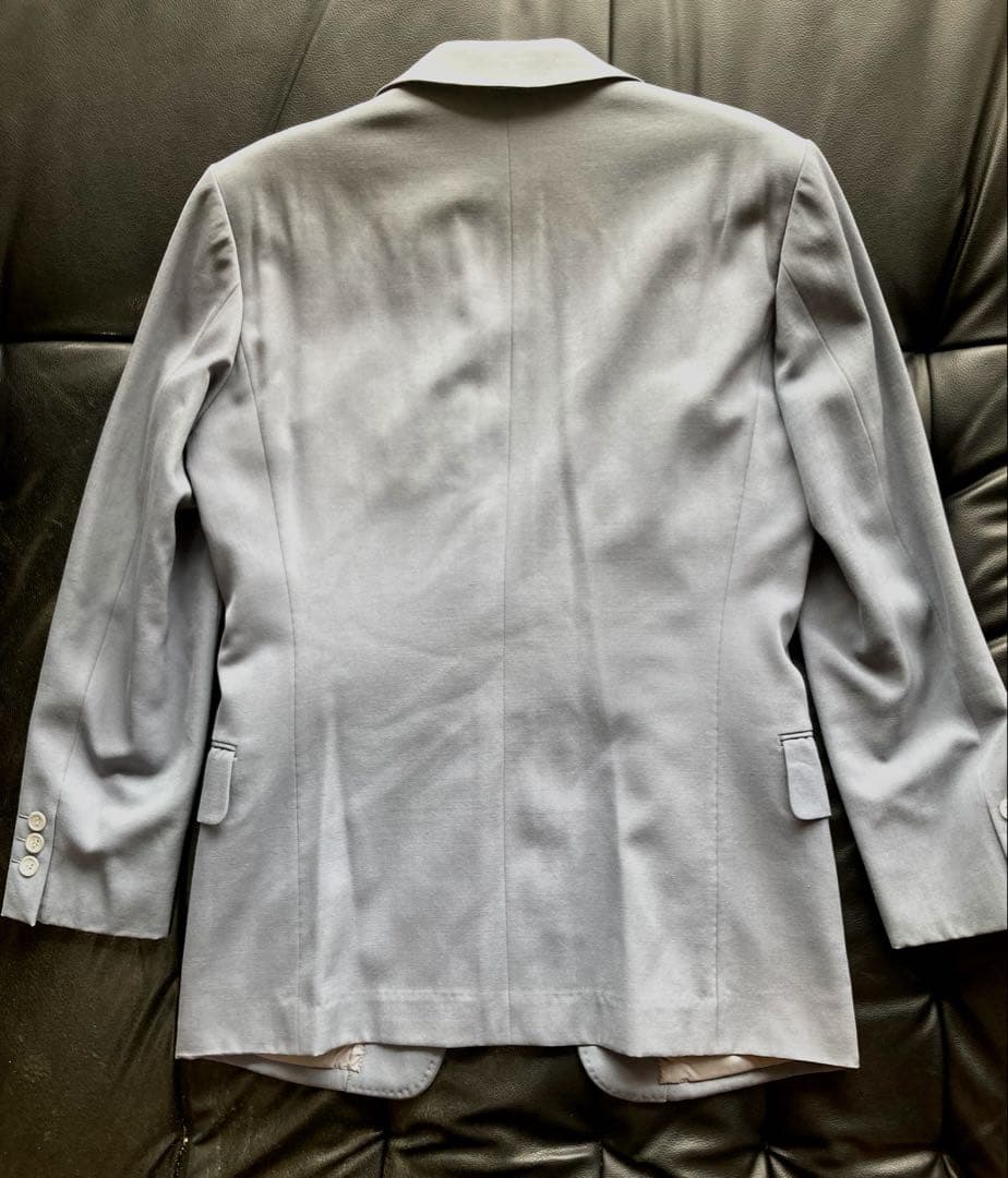 Rare Reasonable 70s 80s JUN Three Piece Suit Flare M Blue