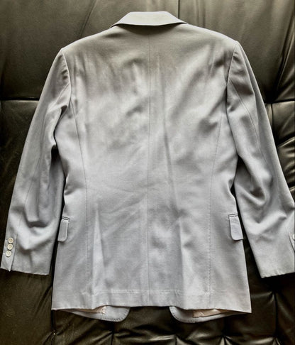 Rare Reasonable 70s 80s JUN Three Piece Suit Flare M Blue