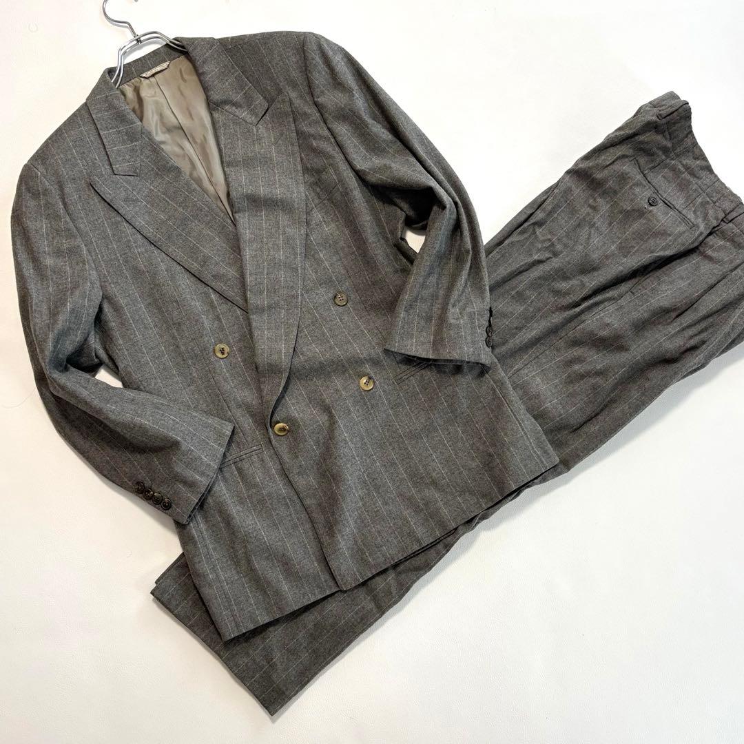 Good quality Jean Franco Ferret double suit flannel fabric XL equivalent striped