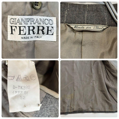 Good quality Jean Franco Ferret double suit flannel fabric XL equivalent striped