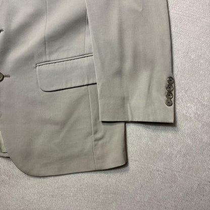 90s Burberry tailored jacket gray beige suit spring autumn winter blazer old