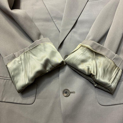 90s Burberry tailored jacket gray beige suit spring autumn winter blazer old